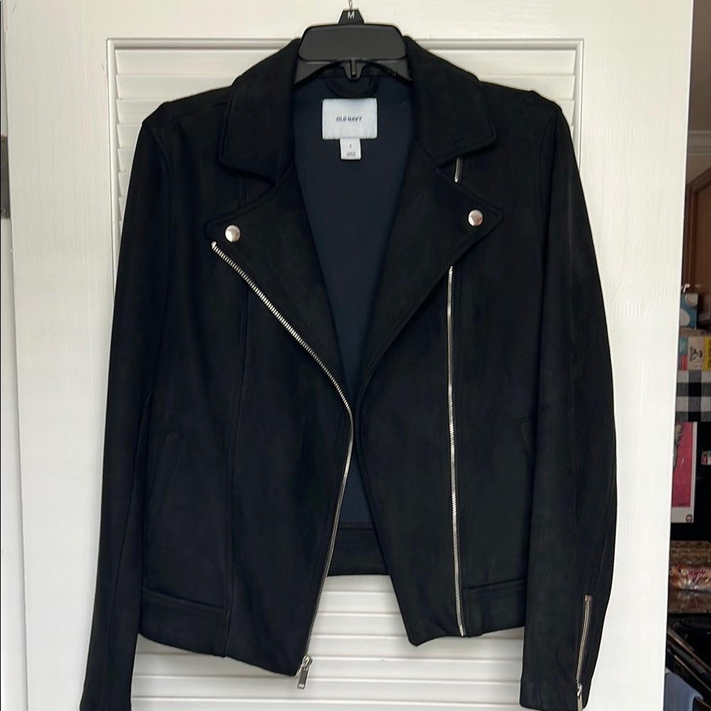 Black Faux Leather Jacket